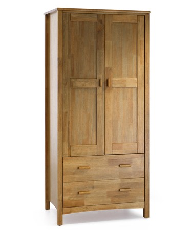 Serene Furnishings Eleanor 2 Door 2 Drawer Wardrobe