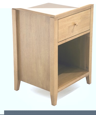 Serene Furnishings Grace 1 Drawer Bedside Table