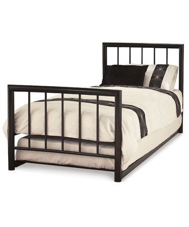 Serene Furnishings Modena 3ft Metal Single Bed With Guest Bed