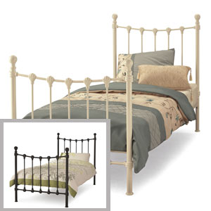 Serene Marseille 3FT Single Metal Bedstead