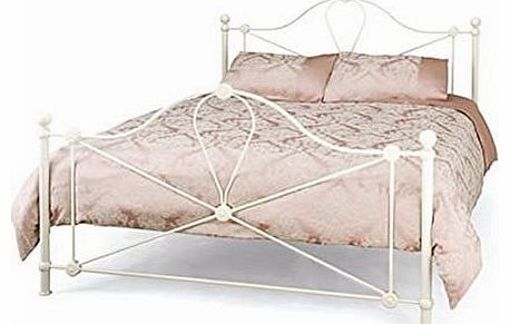 Serene Small Double Bed - 4ft Metal Bed Frame - Lyon Bedstead and Bedmaster Pinerest Mattress