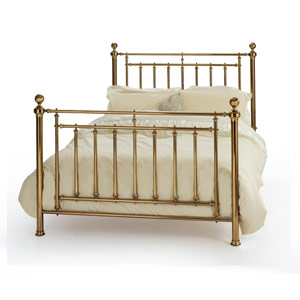 Serene Soloman 5FT Kingsize Metal Bedstead - Brass