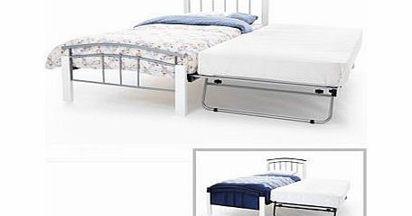Serene Tetras White 3FT Single Metal Guest Bed