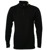 Sergio Tacchini Black 1/4 Zip Sweatshirt