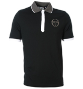 Sergio Tacchini Empire Black Polo Shirt