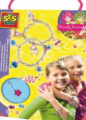 SES Creative Childrens Make Your Own Friendship Lucky Charm Bracelets