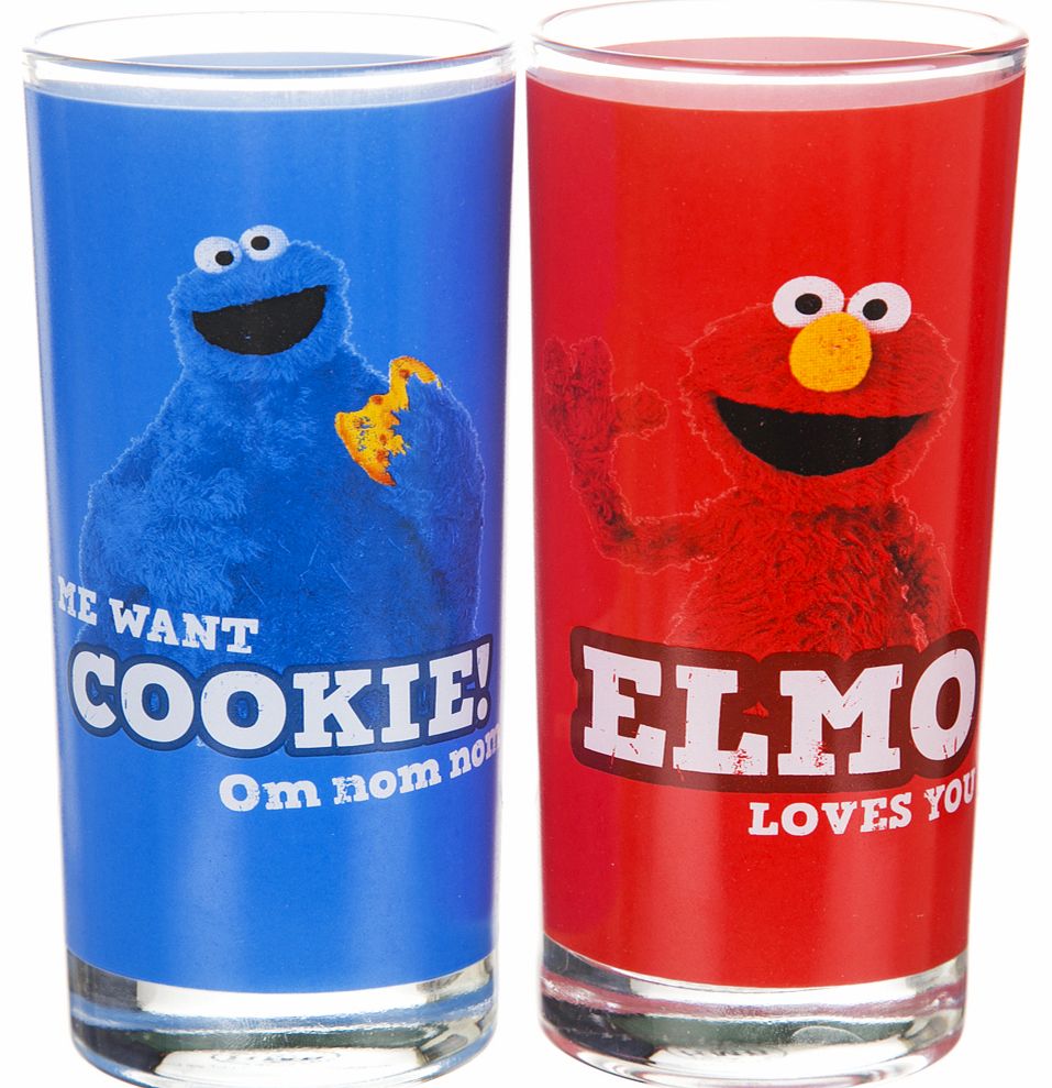 Cookie Monster And Elmo Set Of Two