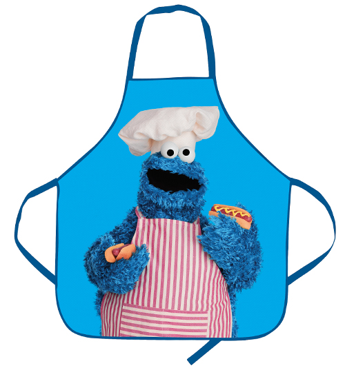 Sesame Street Cookie Monster Apron In A Tube