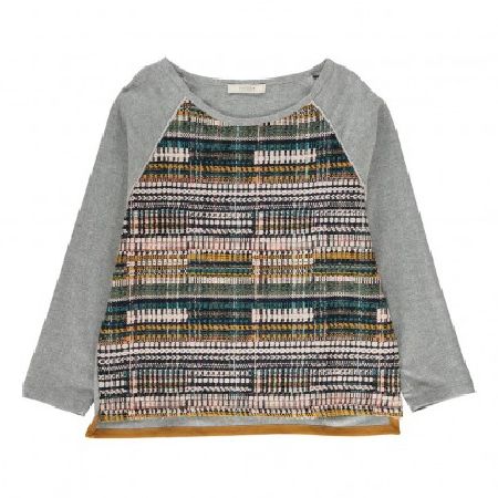 Sessun Isao Embroidered Blouse Light grey S,M