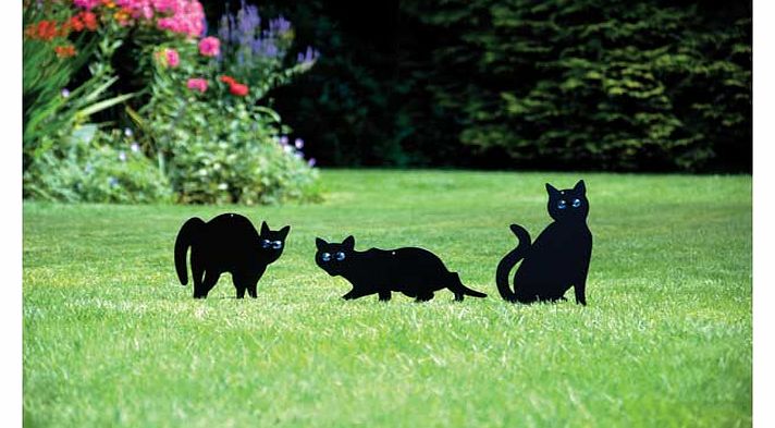 Set of 3 Garden Cat Scarers
