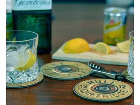 Set of 6 Cartridge Coasters 4466CX