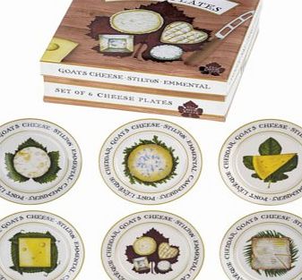 Set of 6 Cheese Plates 4992CXP