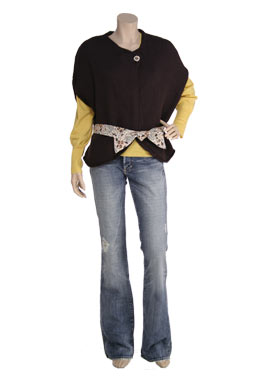 Distressed Flare Jean by Seven for all Mankind