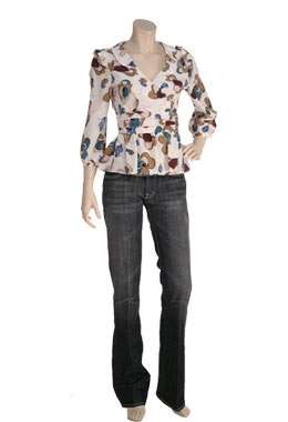 Faded black bootcut jean by Seven for all Mankind