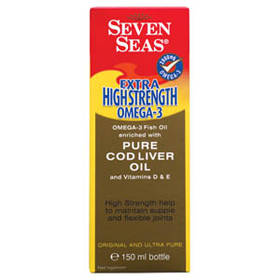 Seven Seas Cod Liver Oil Capsules Extra High