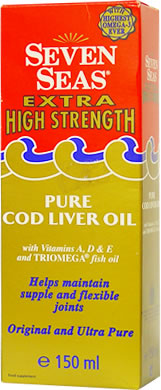 Seven Seas Extra High Strength Cod Liver Oil - 150ml