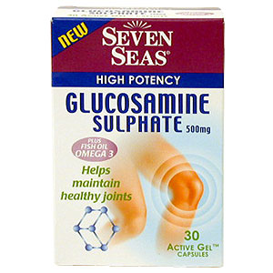 Seas Glucosamine Sulphate 500mg High Potency Capsules - Size: 30