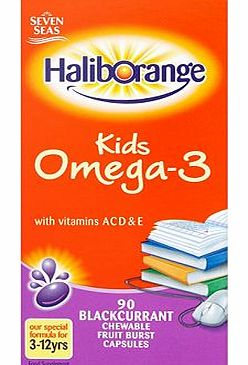 Seven Seas Haliborange Omega-3 Blackcurrant Chews for Kids