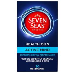 SEVEN Seas Health Oils Active Mind Capsules