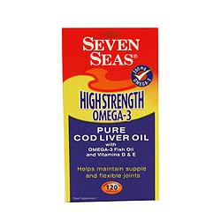 Seven Seas High Strength Omega-3 Pure Cod Liver Oil