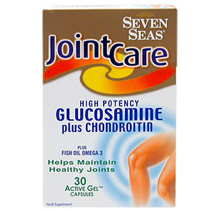 Seven Seas Joint Care - Glucosamine With Chondroitin High Potency Capsules - Size: 30