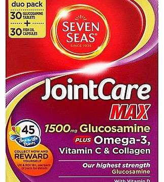 Seven Seas JointCare Max 1500mg Glucosamine Plus