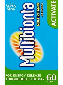 Seven Seas Multibionta Activate-60 Tablets 10050400