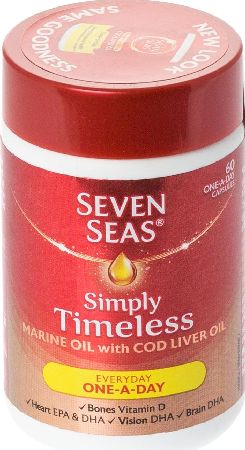 SEVEN Seas One-A-Day Pure Cod Liver Oil Capsules