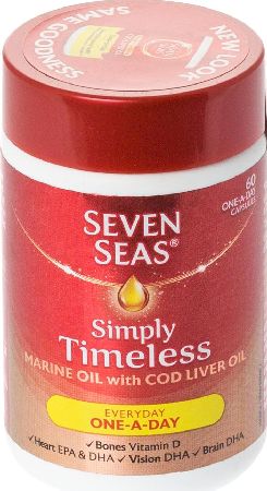 Seas One-A-Day Pure Cod Liver Oil Capsules