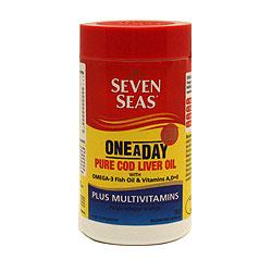 seven Seas One-A-Day Pure Cod Liver Oil plus Multivitamins