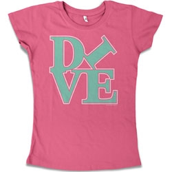 Womens Dive Love T-Shirt