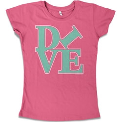 Seven Tenths Womens Dive Love T-Shirt