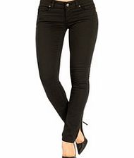 Seven7 Los Angeles Mira 12 jet black gem skinny jeans