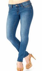 Seven7 Los Angeles Mira Beatrice blue skinny jeans