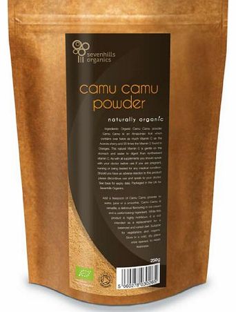 Sevenhills Organics Camu Camu Powder 250g, certified organic by the Soil Association