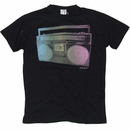 Seventyseven Ghetto Blaster Black T-Shirt