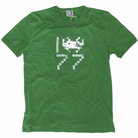 Seventyseven I Love 77 Green T-Shirt