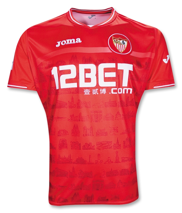 Seville Joma 2010-11 Seville Joma Away Football Shirt