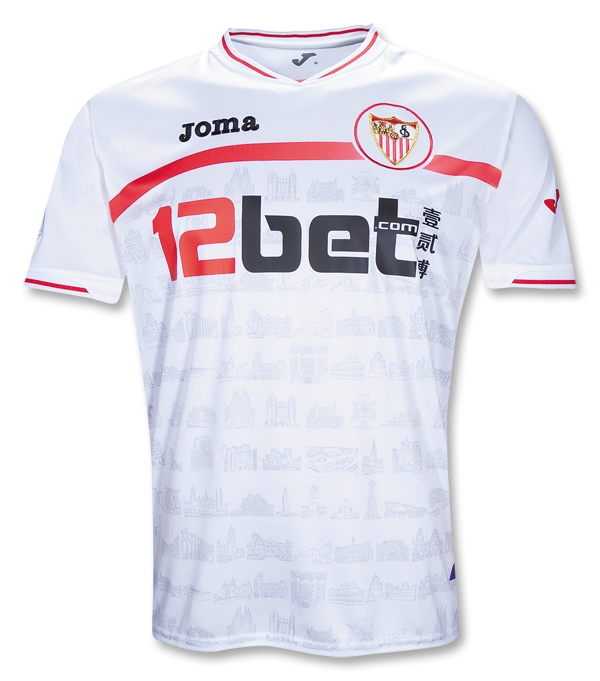 Seville Joma 2010-11 Seville Joma Home Football Shirt