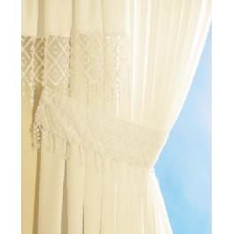 SEVILLE LINED VOILE CURTAINS