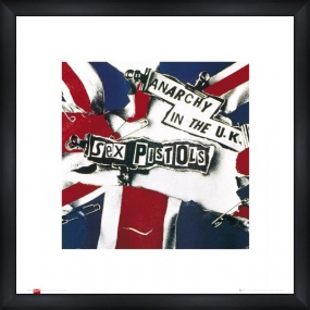 SEX PISTOLS Anarchy in the UK - Custom Framed Art Print Framed Music Prints and Poster