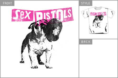 sex pistols (Bulldog) T-shirt cid_5863TSWP
