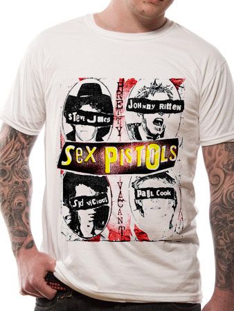 Sex Pistols (Faces) T-shirt cid_8698TSWP