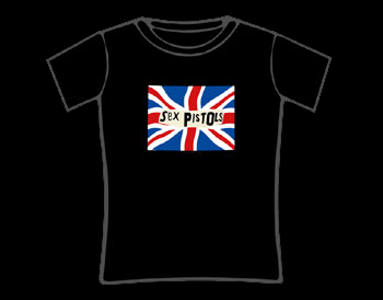 Sex Pistols Flag Skinny T-Shirt