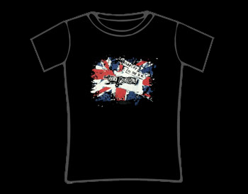 Sex Pistols Pin Flag Skinny T-Shirt