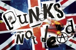 SEX PISTOLS Punks Not Dead - Landscape Music Poster