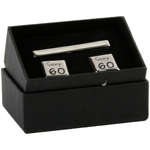 Sexy 60 Cufflink and Tie Pin Set