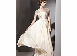 Sexy Bateau Sleeveless Tencel Evening Dresses -