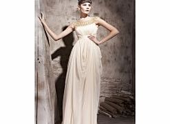 Sexy Bateau Sleeveless Tencel Wedding Dresses -