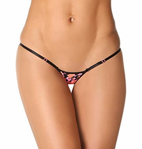 Sexy Locker Womens Micro String Thong Breakaway Adjustable Very Low Rise 7022 One Size